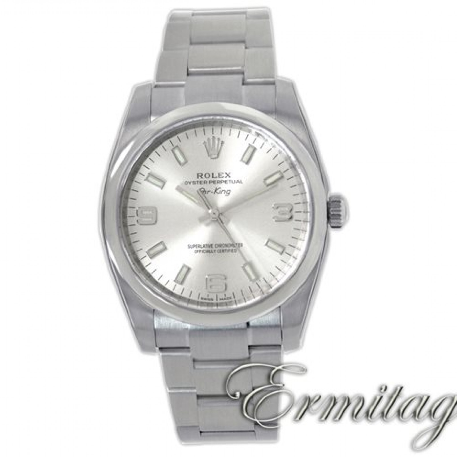 Pre-Owned Steel Rolex Air King 114200 Year 2014